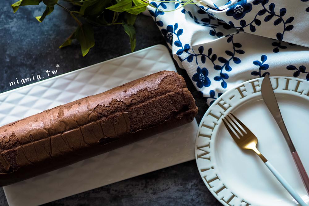 巧克力可可芋泥蛋糕捲食譜做法作法